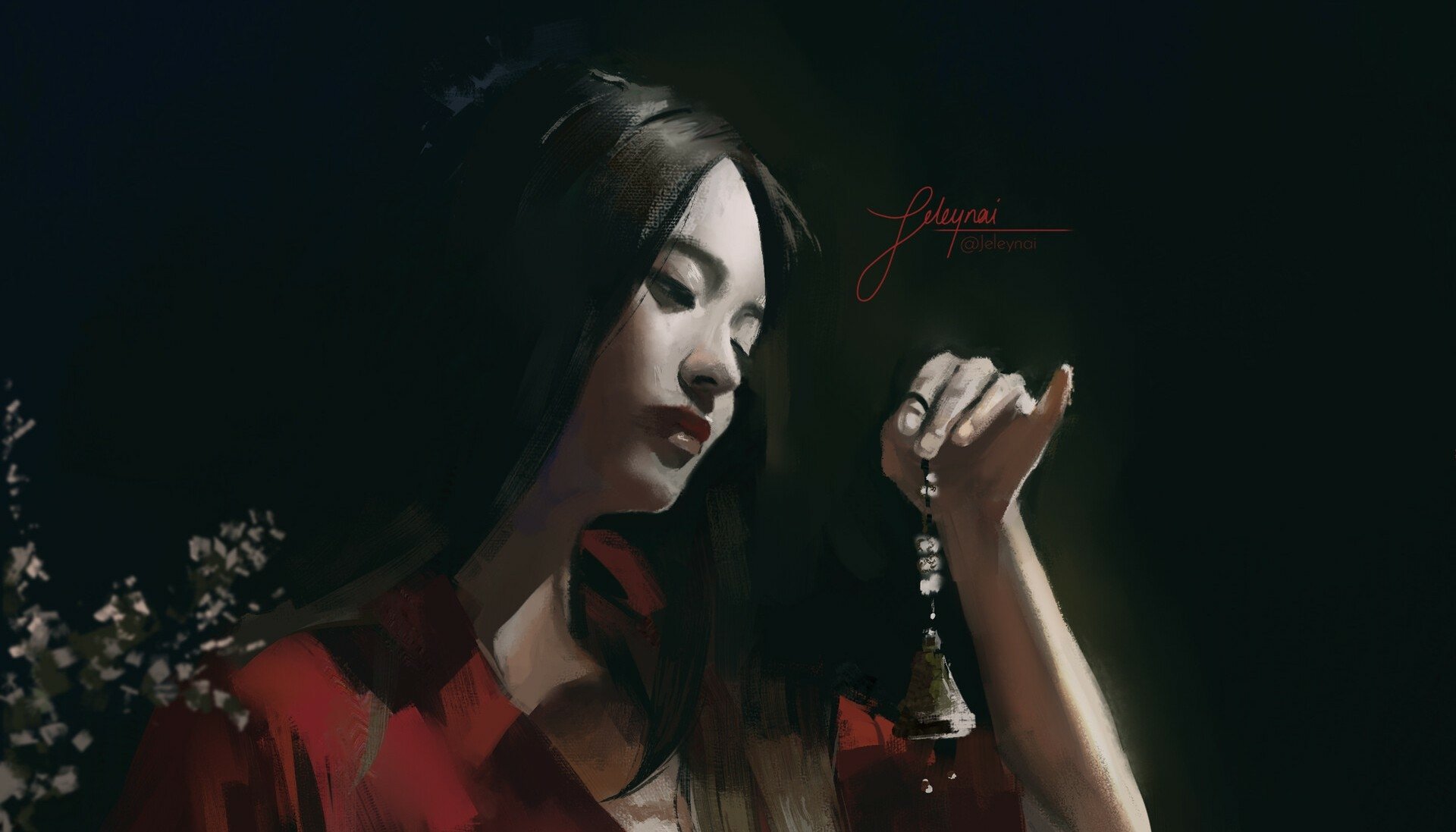 Download Painting Japanese Woman Artistic HD Wallpaper by Lea Bichlmaier