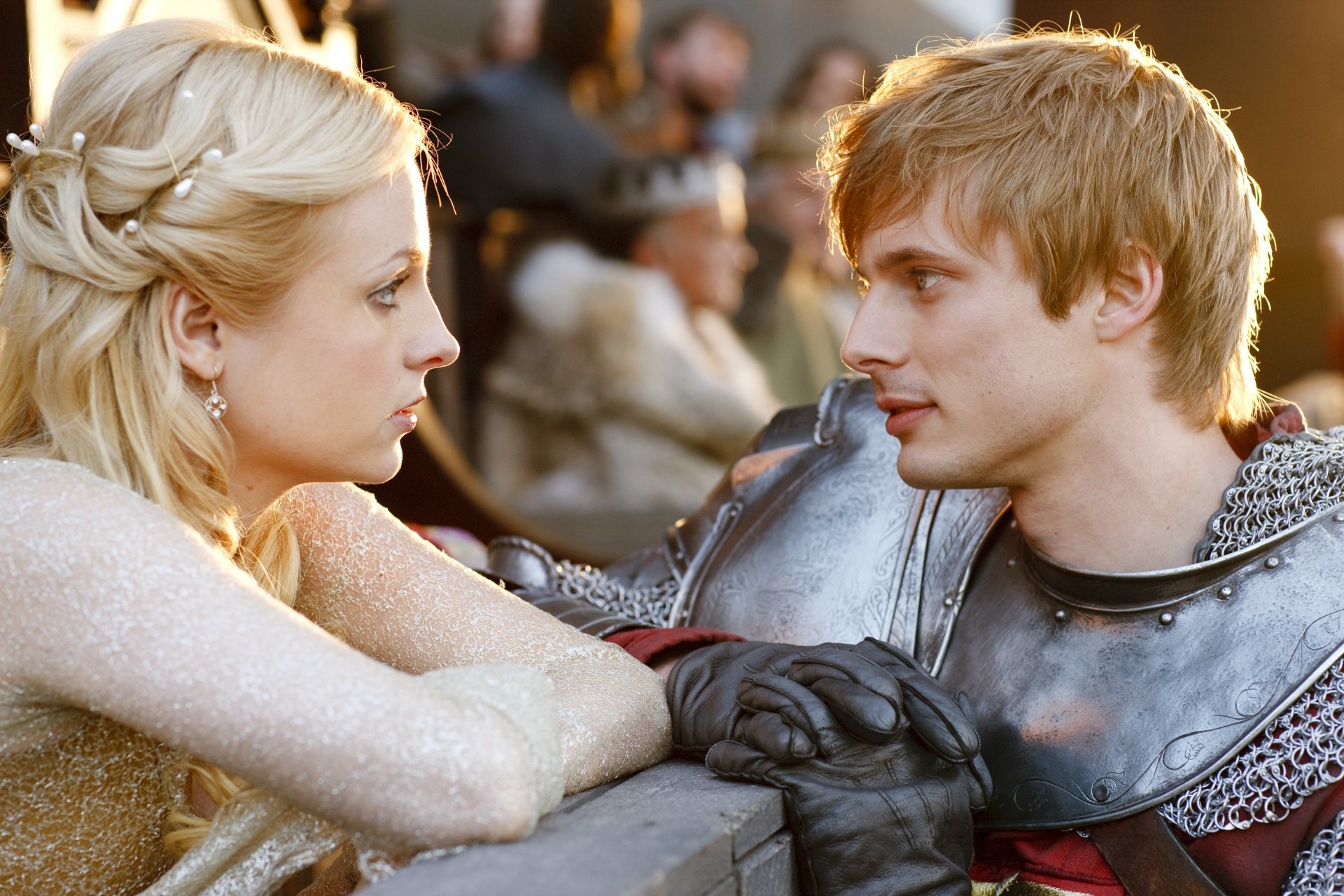 Download Vivian (Merlin) Georgia Tennant Bradley James Arthur (Merlin) TV Show Merlin (2008) 4k Ultra HD Wallpaper