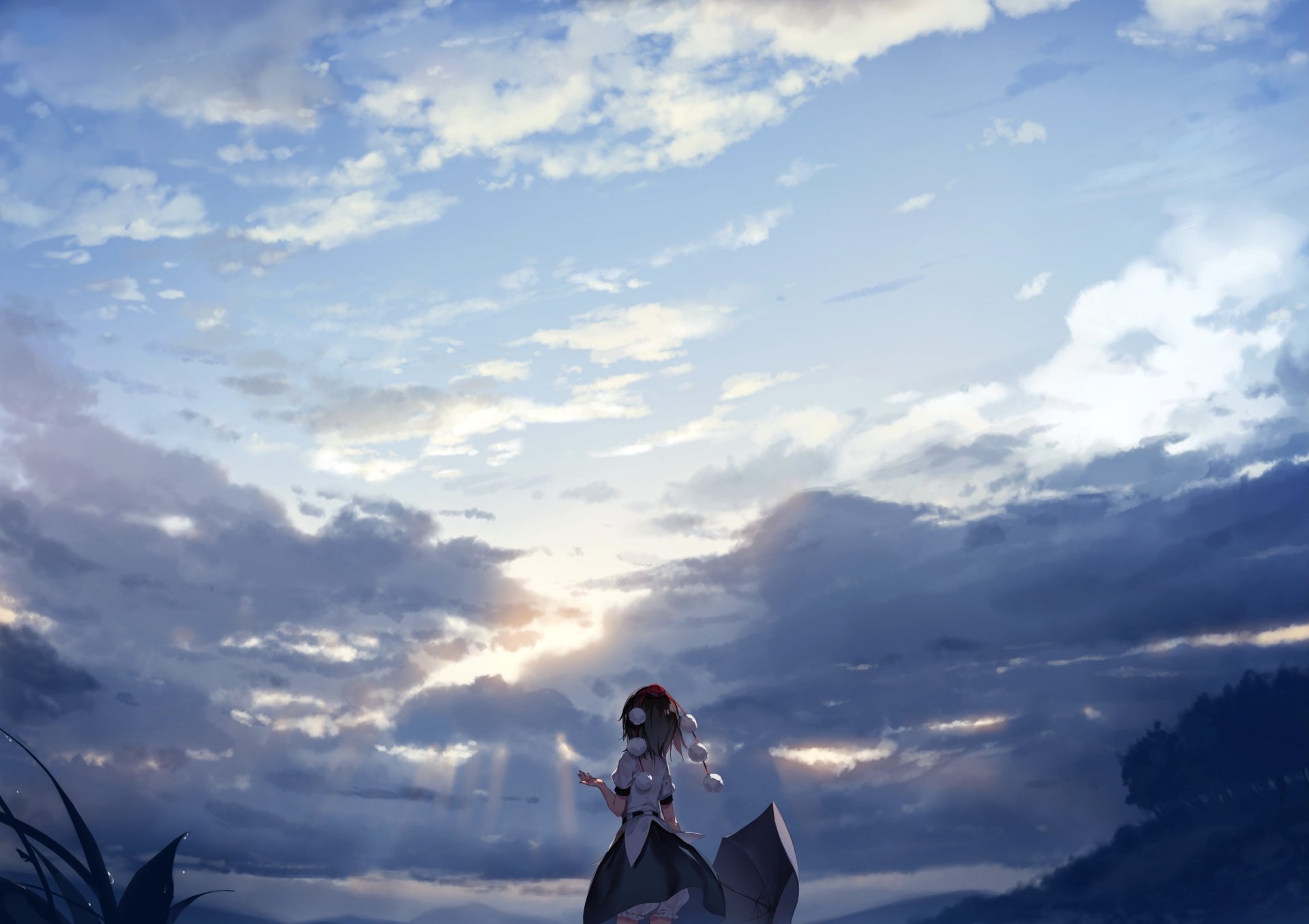 Download Aya Shameimaru Anime Touhou 4k Ultra HD Wallpaper by Ke-Ta