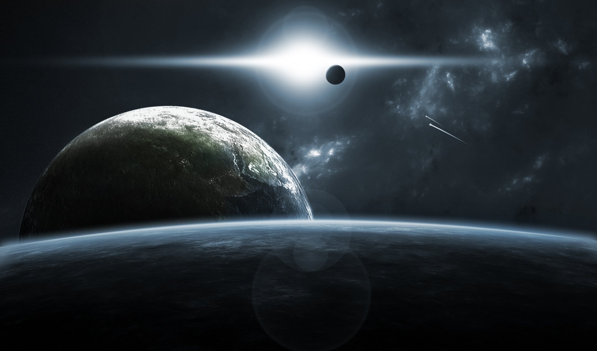 Download Sci Fi Planetscape  HD Wallpaper