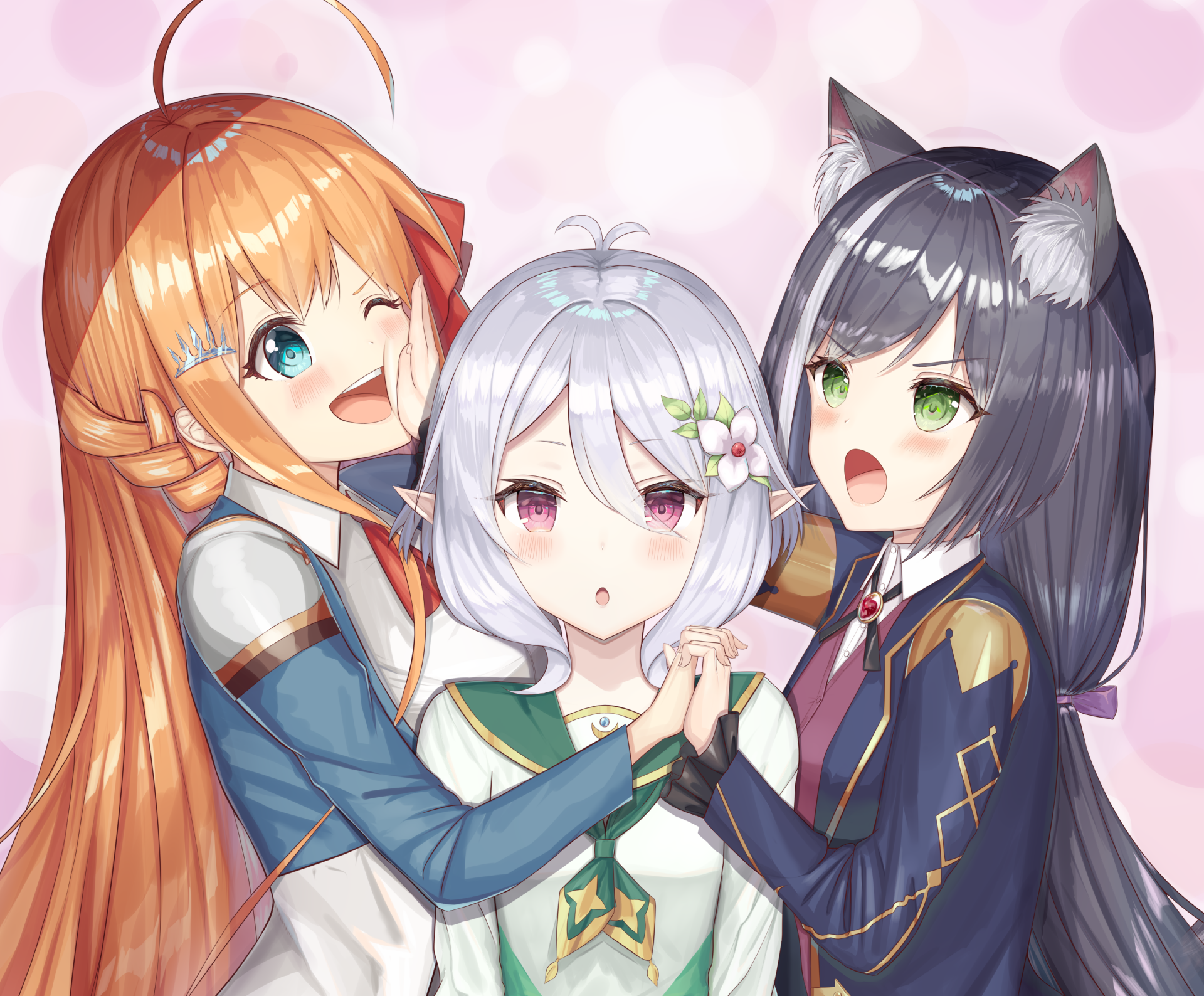 Download Kokoro Natsume Karyl Momochi Pecorine (Princess Connect) Anime Princess Connect! Re:Dive HD Wallpaper by いなみ