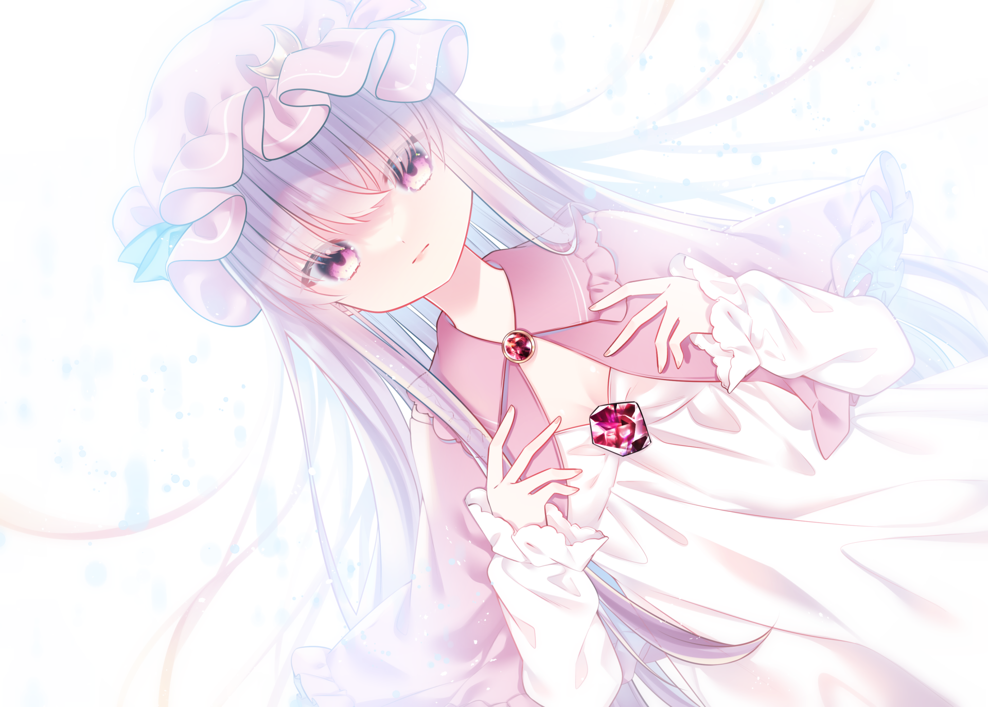 Download Patchouli Knowledge Anime Touhou HD Wallpaper by cacao