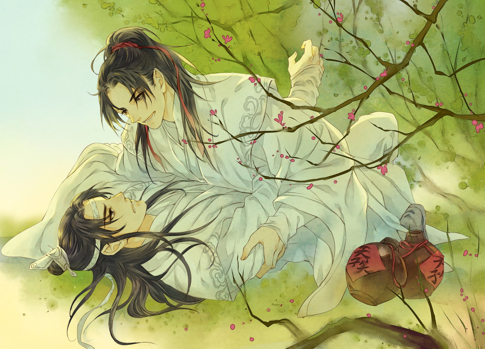 Download Lan Wangji Wei Wuxian Anime Mo Dao Zu Shi HD Wallpaper
