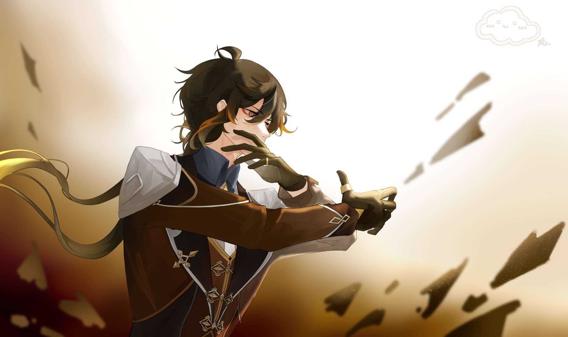 Download Zhongli (Genshin Impact) Video Game Genshin Impact HD Wallpaper by 坐标指东