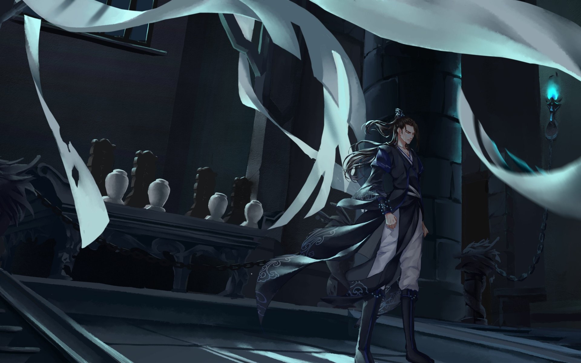 Download Anime Tian Guan Ci Fu 4k Ultra HD Wallpaper