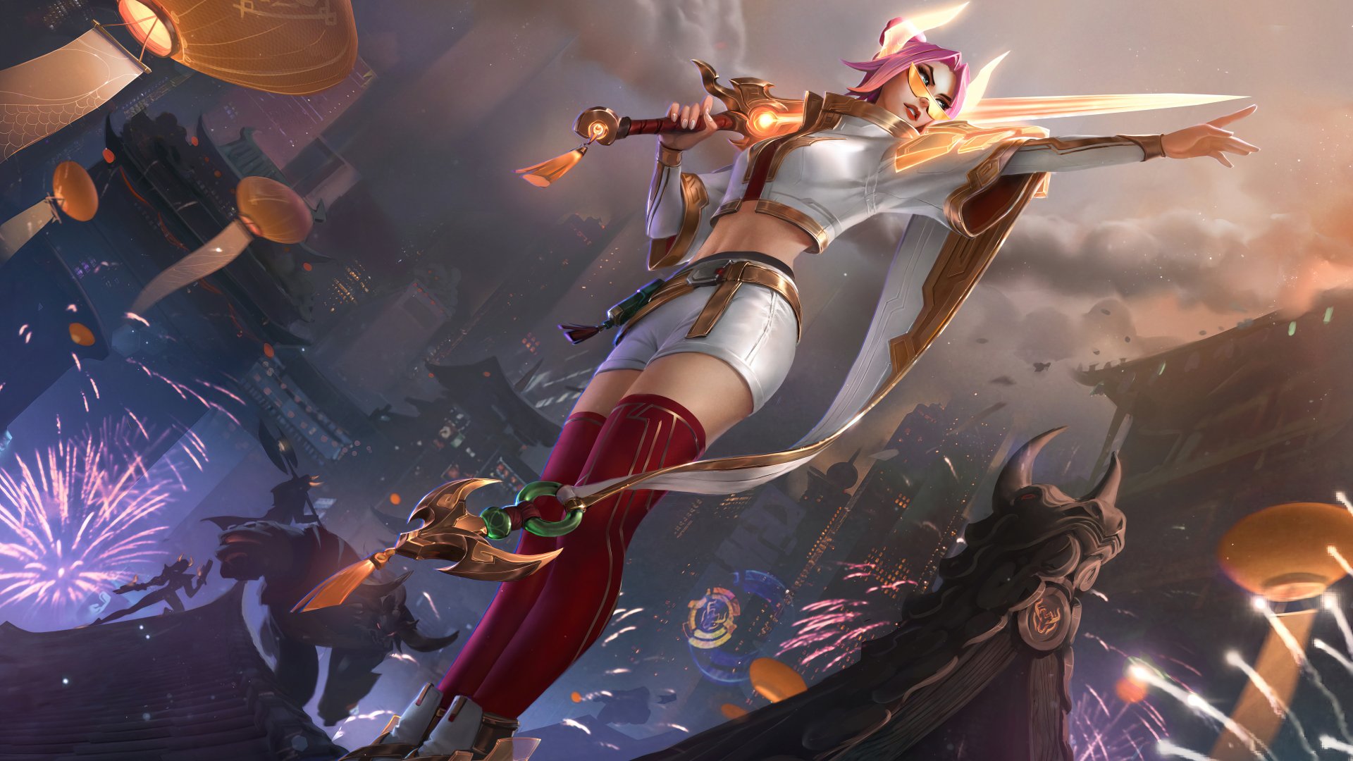 Download Fiora (League Of Legends) Video Game League Of Legends 8k Ultra HD Wallpaper