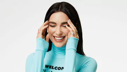 English black hair singer ring smile music Dua Lipa HD Desktop Wallpaper | Background Image