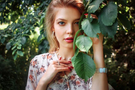 blonde blue eyes woman model HD Desktop Wallpaper | Background Image