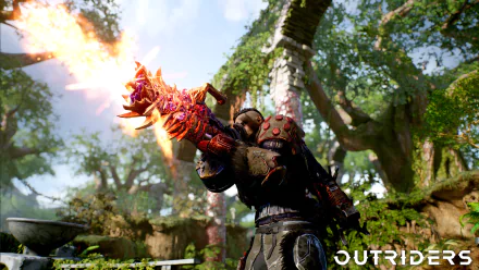 Outriders video game HD Desktop Wallpaper | Background Image