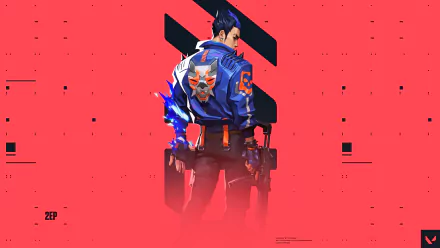  Yoru Valoratn Wallpaper 4K