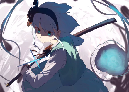 Myon (Touhou) Youmu Konpaku Anime Touhou HD Desktop Wallpaper | Background Image