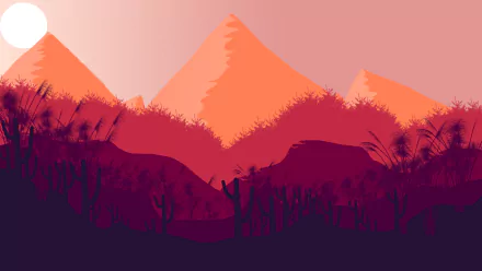 pyramid artistic landscape HD Desktop Wallpaper | Background Image