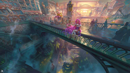 Seraphine (League Of Legends) video game League Of Legends HD Desktop Wallpaper | Background Image