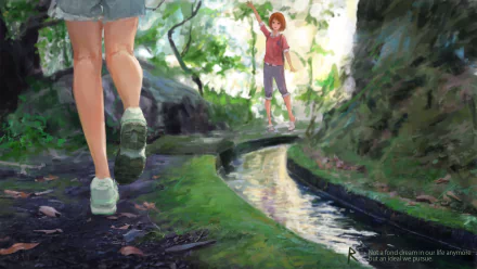 Anime friends HD Desktop Wallpaper | Background Image