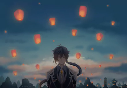 Zhongli (Genshin Impact) video game Genshin Impact HD Desktop Wallpaper | Background Image