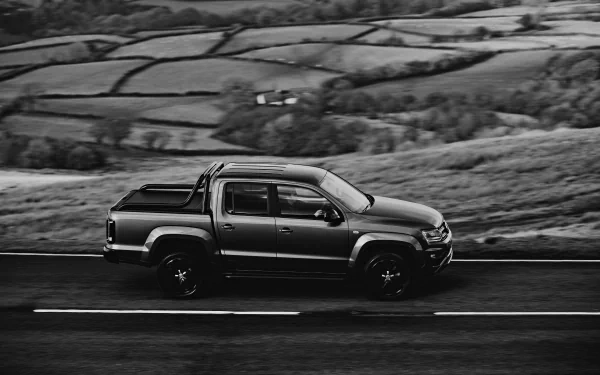 Black & White car Volkswagen vehicle Volkswagen Amarok HD Desktop Wallpaper | Background Image