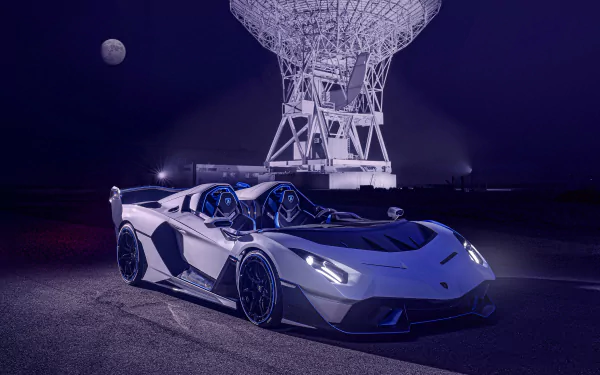 supercar white car car Lamborghini vehicle Lamborghini SC20 HD Desktop Wallpaper | Background Image
