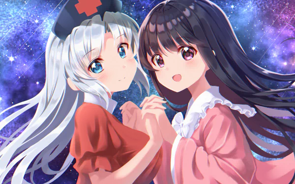 Eirin Yagokoro Kaguya Houraisan Anime Touhou HD Desktop Wallpaper | Background Image