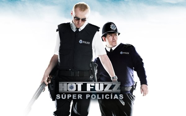 Movie Hot Fuzz Nick Frost Simon Pegg HD Wallpaper | Background Image