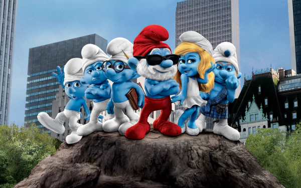 movie The Smurfs HD Desktop Wallpaper | Background Image