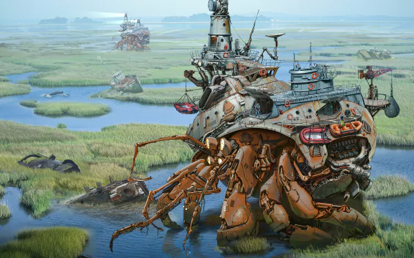  Hermit Crab Walker by longque Chen