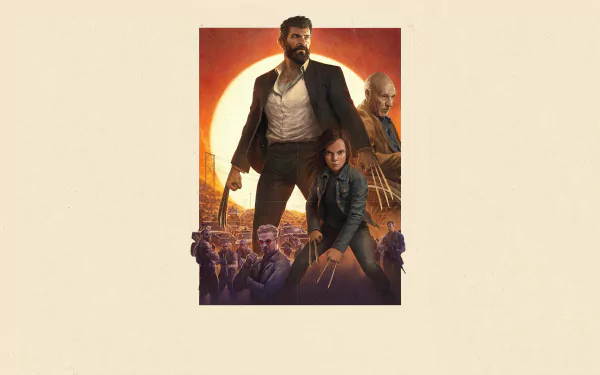 Logan James Howlett Hugh Jackman Wolverine X-23 Charles Xavier movie Logan HD Desktop Wallpaper | Background Image