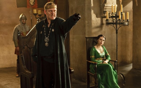 TV Show Merlin Uther Pendragon Anthony Head Katie McGrath Morgana HD Wallpaper | Background Image