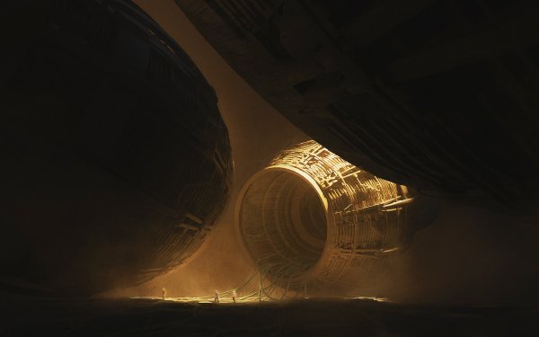 Sci Fi Exploration Spaceship HD Wallpaper | Background Image