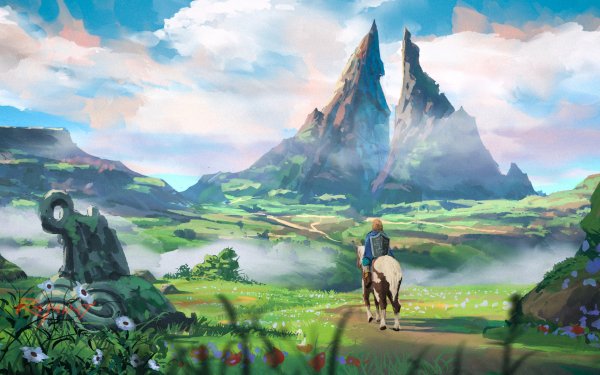 Video Game The Legend of Zelda: Breath of the Wild Zelda Landscape Link HD Wallpaper | Background Image