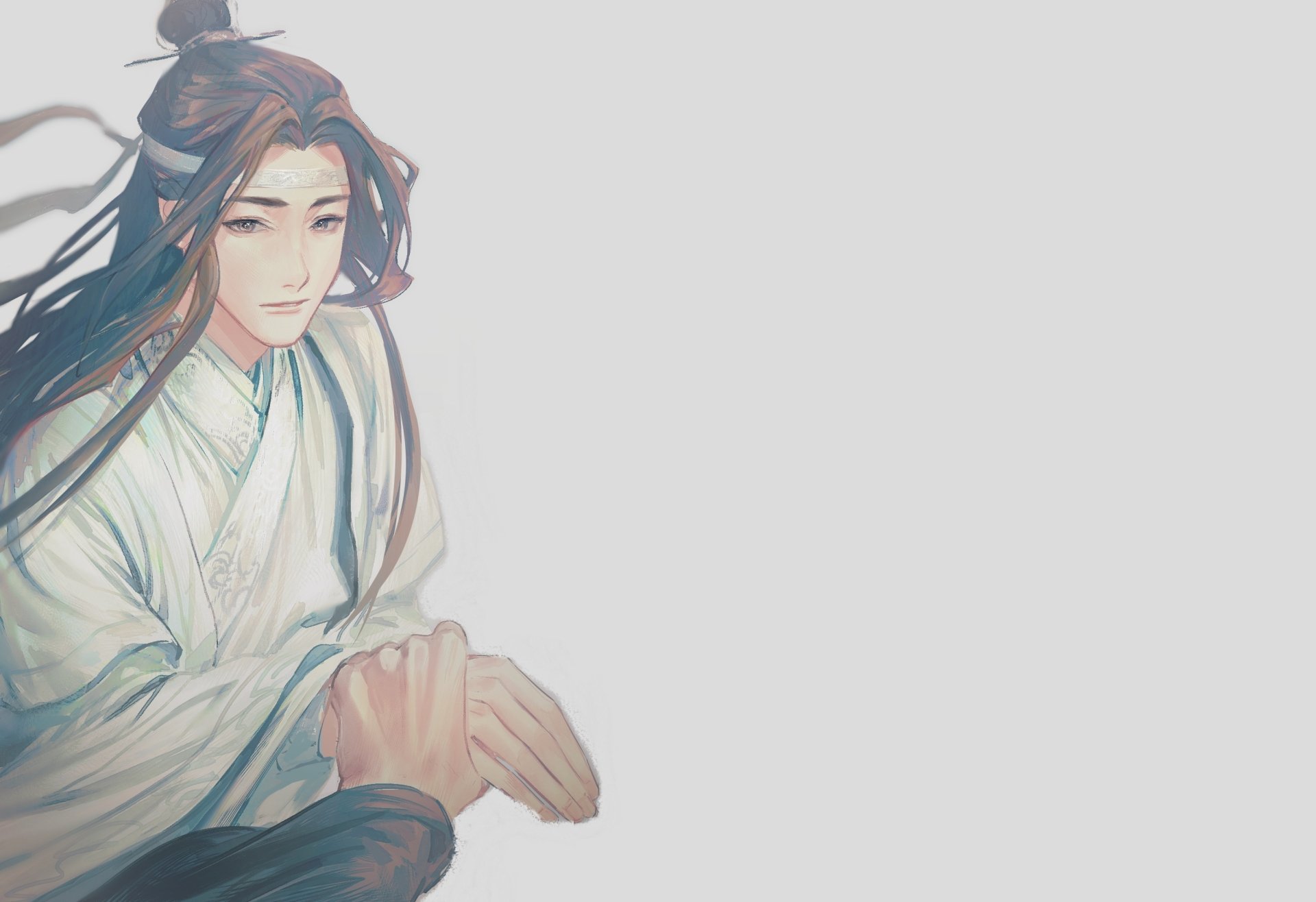 Download Lan Wangji Anime Mo Dao Zu Shi HD Wallpaper