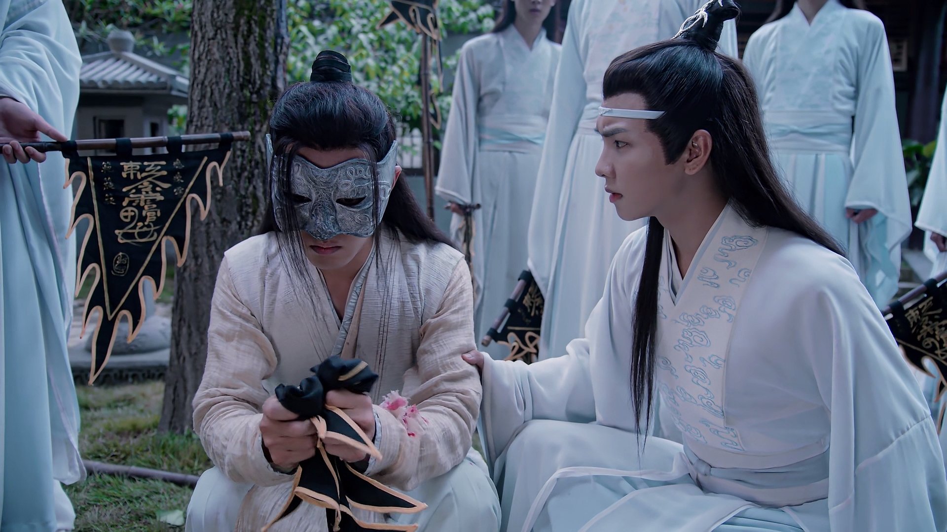 Download Zheng Fan Xing Xiao Zhan Lan Sizhui Wei Wuxian TV Show The Untamed HD Wallpaper