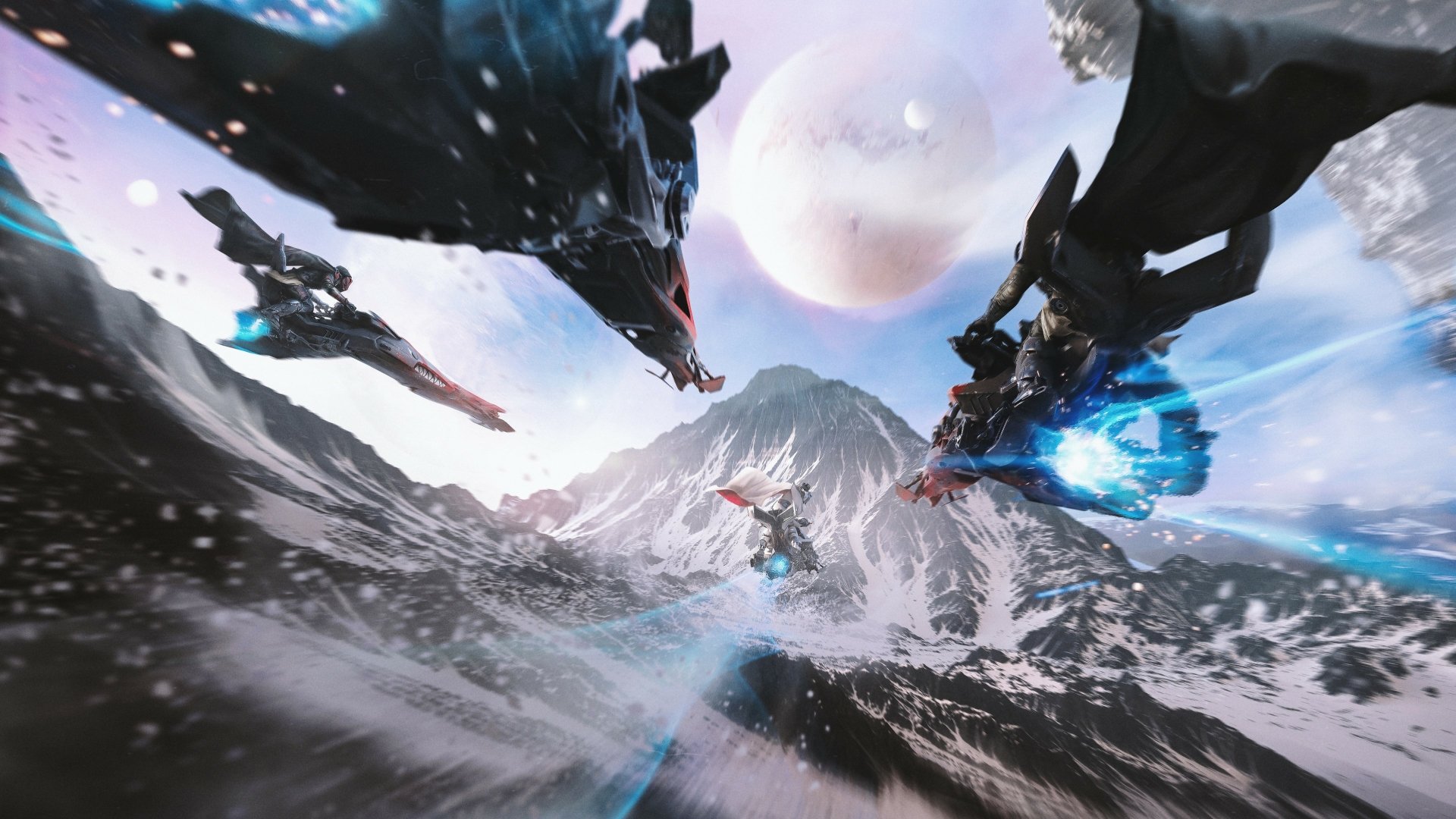 Download Sci Fi Vehicle 4k Ultra HD Wallpaper by Denys Tsiperko