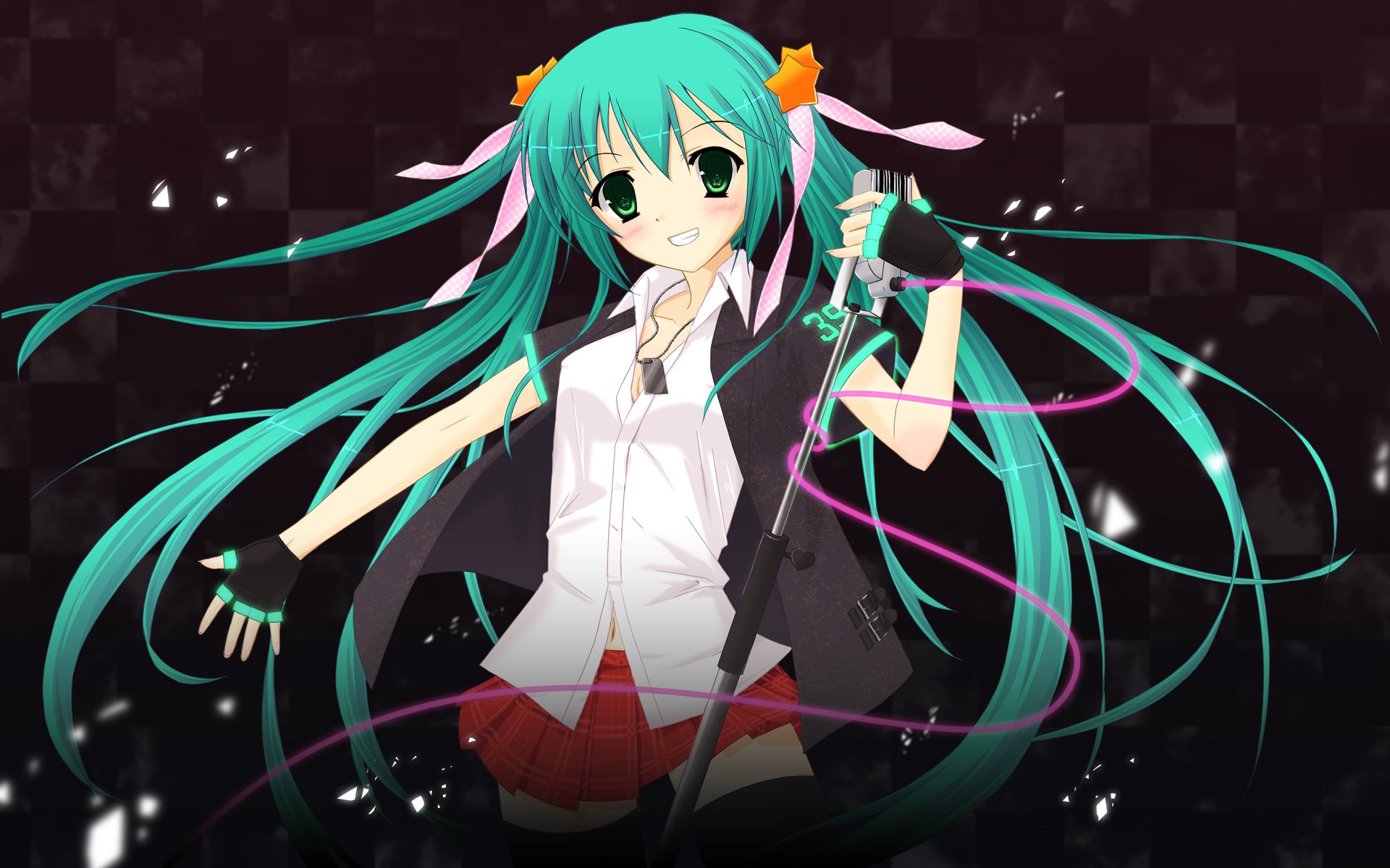 Download Hatsune Miku Anime Vocaloid HD Wallpaper