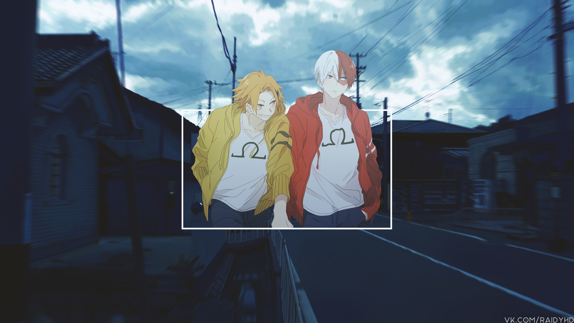 Download Denki Kaminari Shoto Todoroki Anime My Hero Academia Picture-in-picture 4k Ultra HD Wallpaper