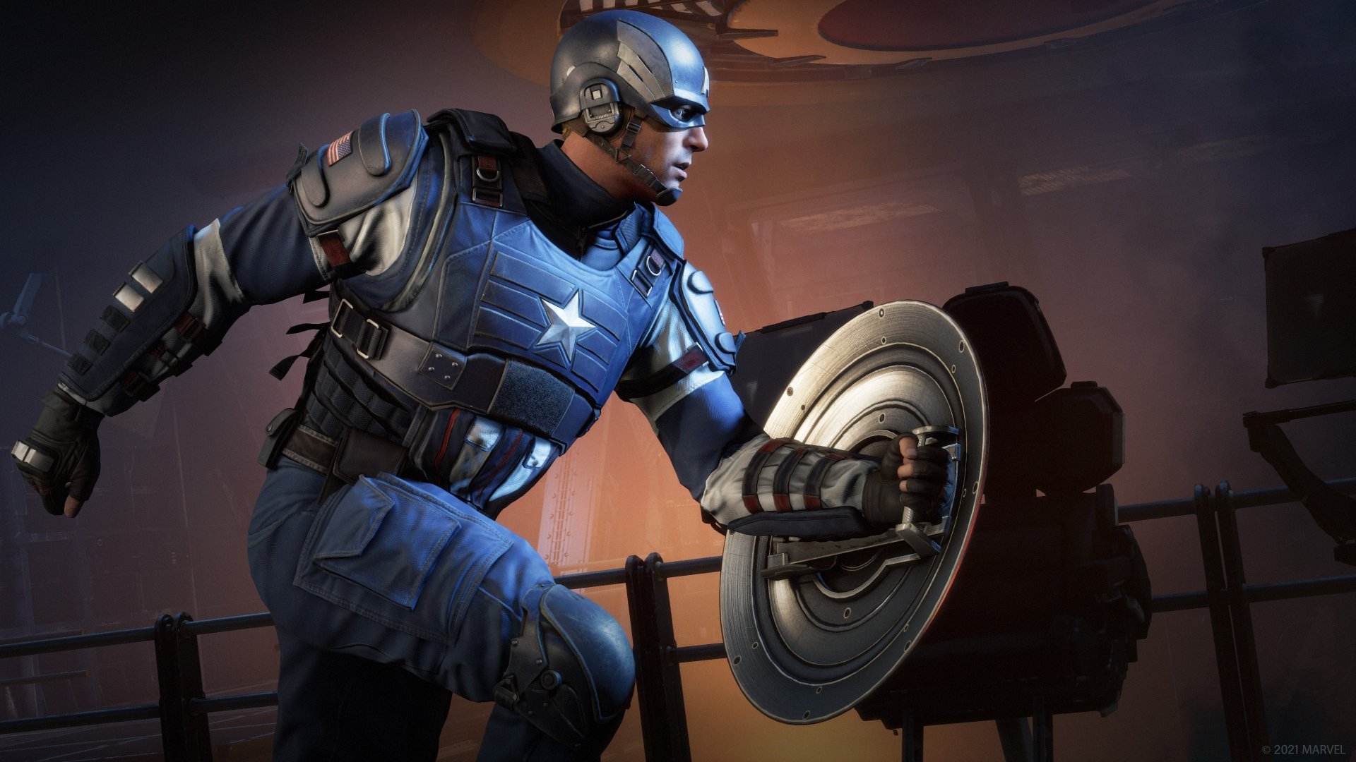 Download Captain America Video Game Marvel's Avengers 4k Ultra HD Wallpaper