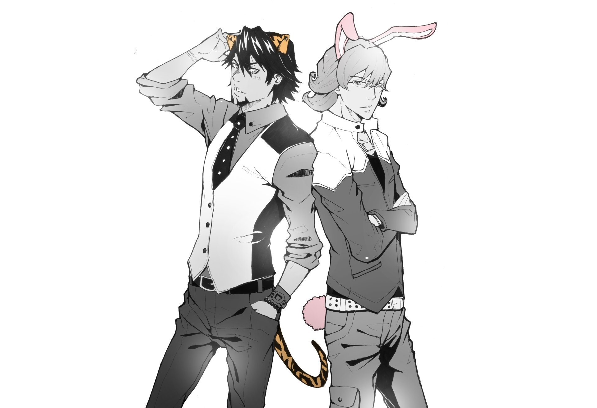 Download Barnaby Brooks Jr. Kotetsu T. Kaburagi Anime Tiger & Bunny 4k Ultra HD Wallpaper