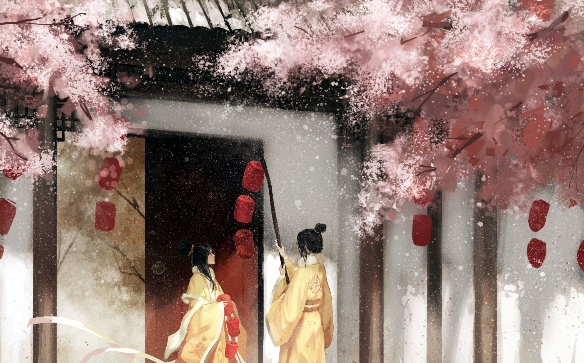 Download Jiang Yanli Jin Zixuan Anime Mo Dao Zu Shi HD Wallpaper