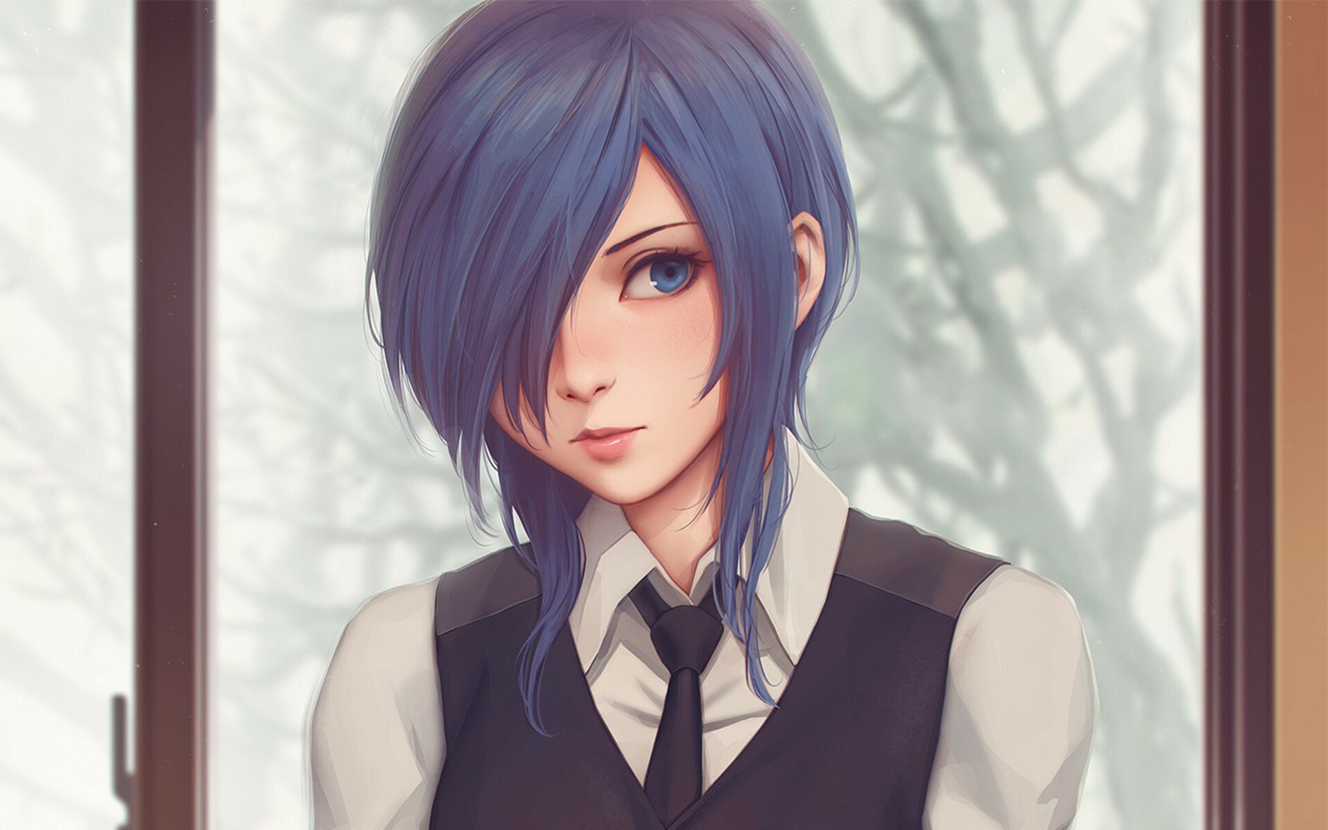 Download Touka Kirishima Anime Tokyo Ghoul HD Wallpaper by Miura Naoko