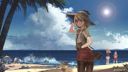 Watson Amelia Anime Virtual Youtuber HD Desktop Wallpaper | Background Image