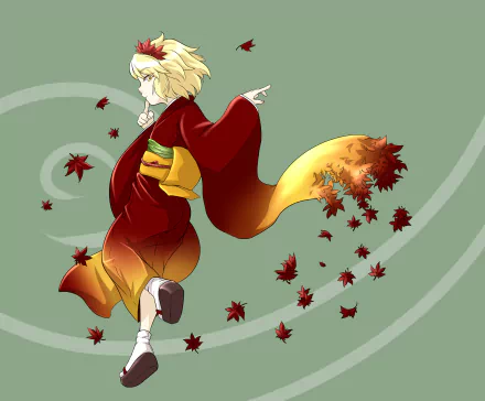 Minoriko Aki Anime Touhou HD Desktop Wallpaper | Background Image