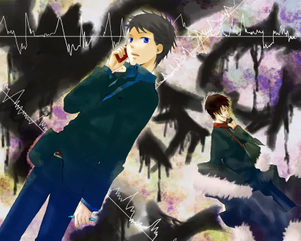 Mikado Ryūgamine Izaya Orihara Anime Durarara!! HD Desktop Wallpaper | Background Image
