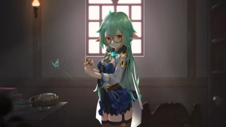 Sucrose (Genshin Impact) video game Genshin Impact HD Desktop Wallpaper | Background Image