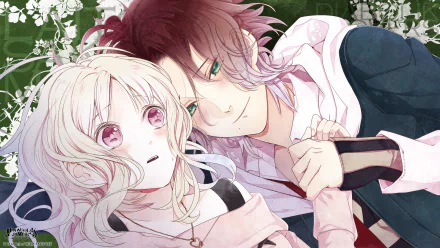 Laito Sakamaki Yui Komori Anime Diabolik Lovers HD Desktop Wallpaper | Background Image