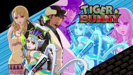 Karina Lyle Kotetsu T. Kaburagi Anime Tiger & Bunny HD Desktop Wallpaper | Background Image