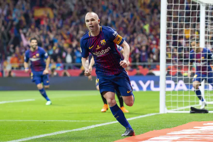 Spanish soccer Andrés Iniesta Sports HD Desktop Wallpaper | Background Image