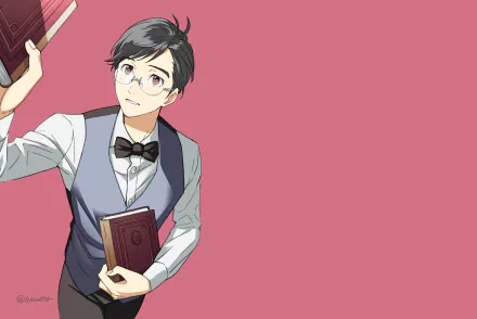 Yuuri Katsuki Anime Yuri!!! on ICE HD Desktop Wallpaper | Background Image