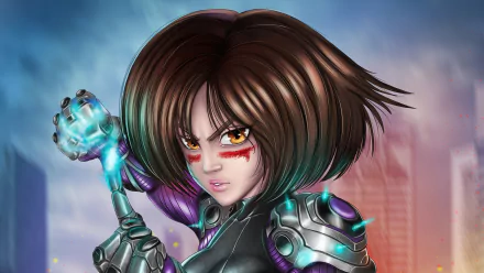 Alita (Alita: Battle Angel) movie Alita: Battle Angel HD Desktop Wallpaper | Background Image