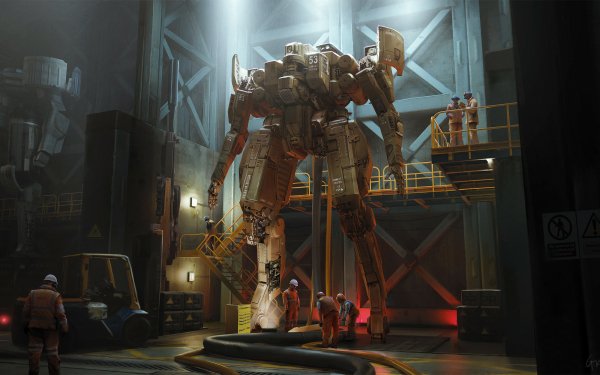 Sci Fi Mech HD Wallpaper | Background Image