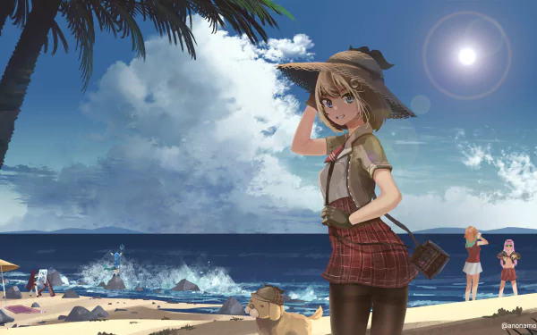 Watson Amelia Anime Virtual Youtuber HD Desktop Wallpaper | Background Image