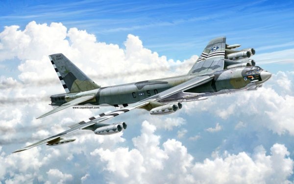 Military Boeing B-52 Stratofortress Bombers Strategic Bomber Aircraft Warplane HD Wallpaper | Background Image